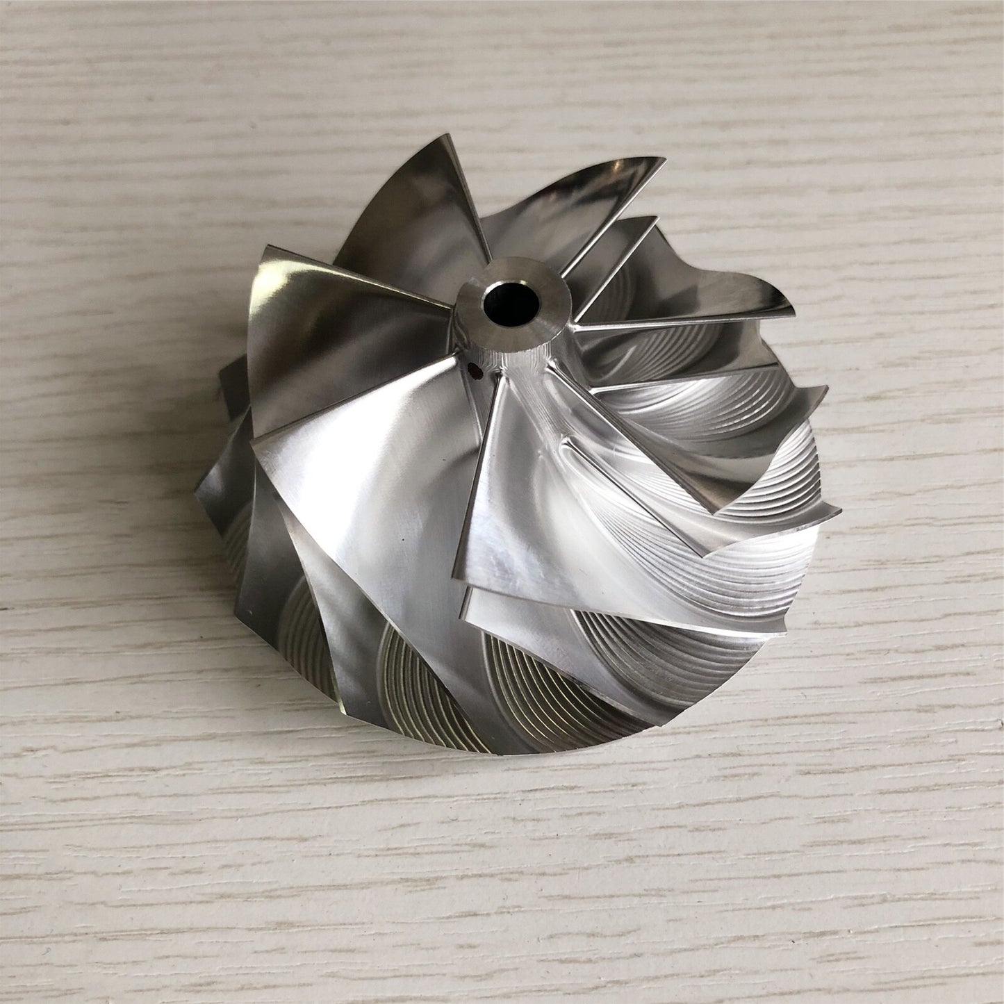 T04R 451470-0001 66.30/84.00 mm 7+7 Blade Turbocharger Billet Compressor Wheel