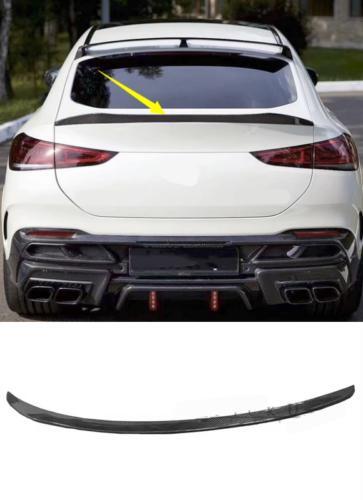 Suitable for Mercedes-Benz 2020 - 2022 GLE53 GLE63 Coupe. Dry carbon rear tailgate boiler lip.