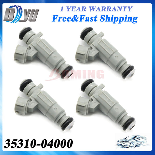 35310-04000 New 4PCS Fuel Injector for Hyundai i10 2016 for Kia Picanto Mk2 1.0L