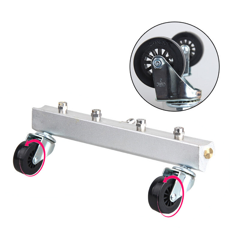 High-pressure chassis washing machine with 4 spray nozzles and water gun for cleaning (1 piece)