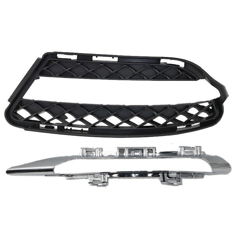 2x LH Front Fog Driving Light Grille Trim Fit for Mercedes Benz S W221 2010-2013
