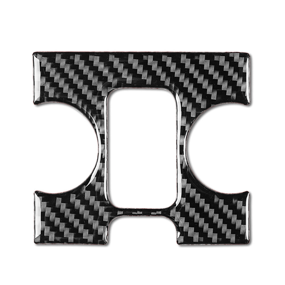 for Honda S2000 2004-2009 Hazard Light Button Cover Trim Carbon Fiber Black Auto