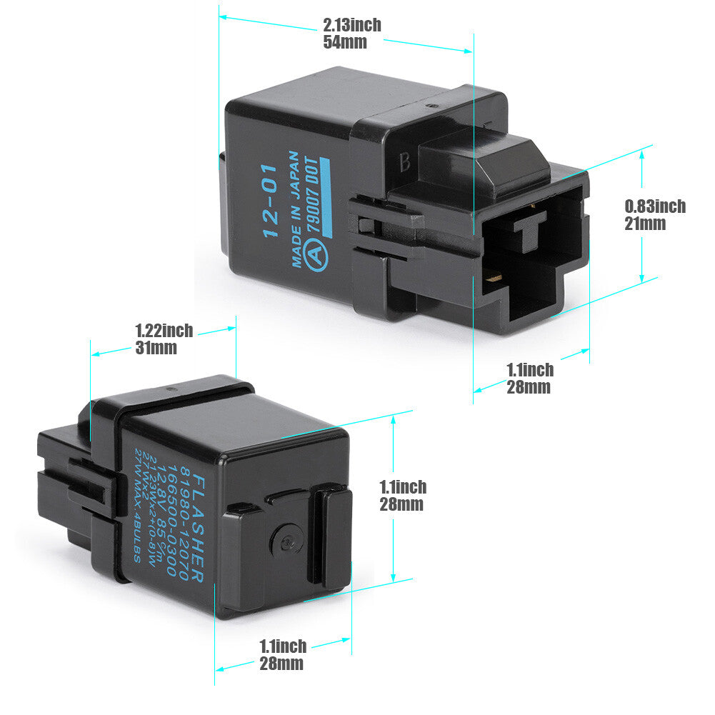 1PCS Flasher Relay Turn Signal 81980-12070 Fits For 1995-20024 Runner for Camry