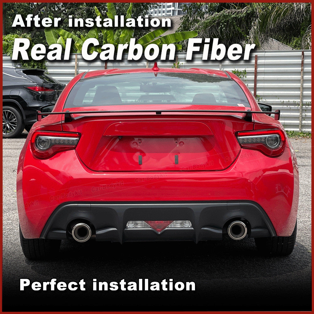 Real Carbon Rear Trunk Spoiler Sport Wing Fit for Toyota 86 for Subaru BRZ 2013-2019