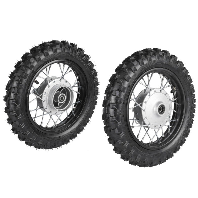 2.50-10 Front and rear tire rims 1.4x10 for Honda CRF50 XR50 Pit bicycle SSR 70cc