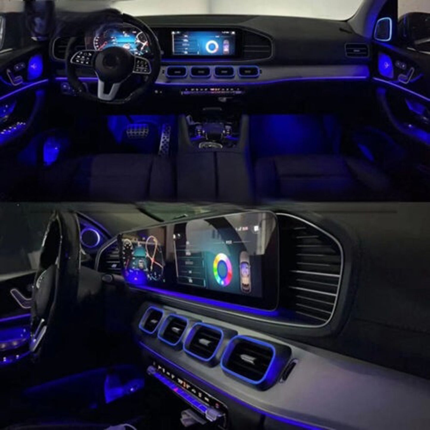 LED Air Vent Ambient Light for Mercedes-Benz GLE GLS W167 20-2023 GLE350 GLE450