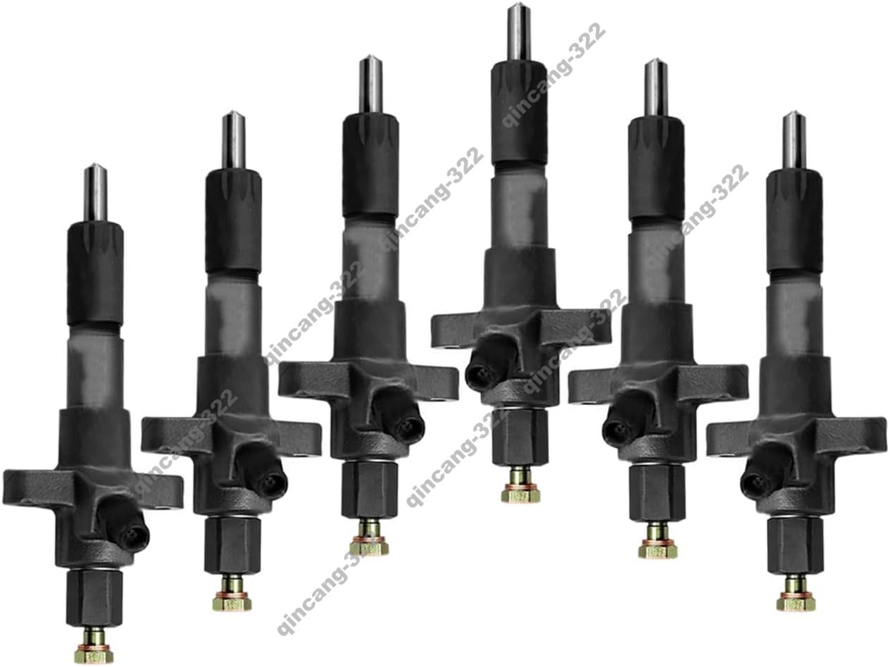 6 Pcs Fuel Injector 1-15300-169-1 for 6BG1 Forklift Hitachi Excavator Engine