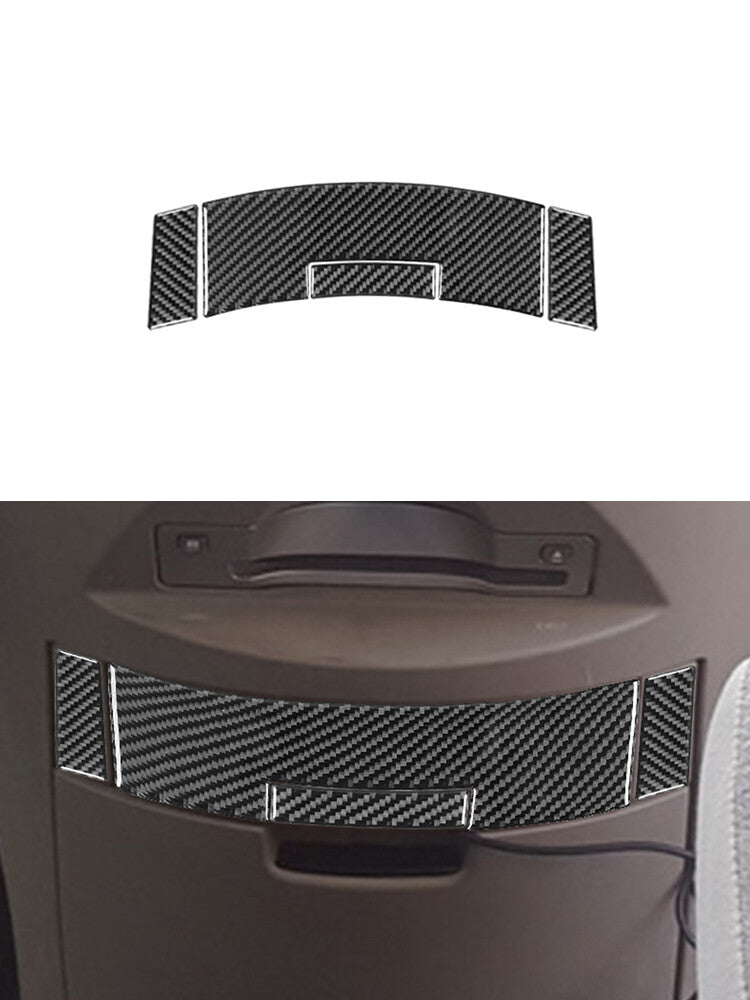 4X Central Control Ashtray Trim Cover Carbon Fiber for Nissan Quest 2004-2006