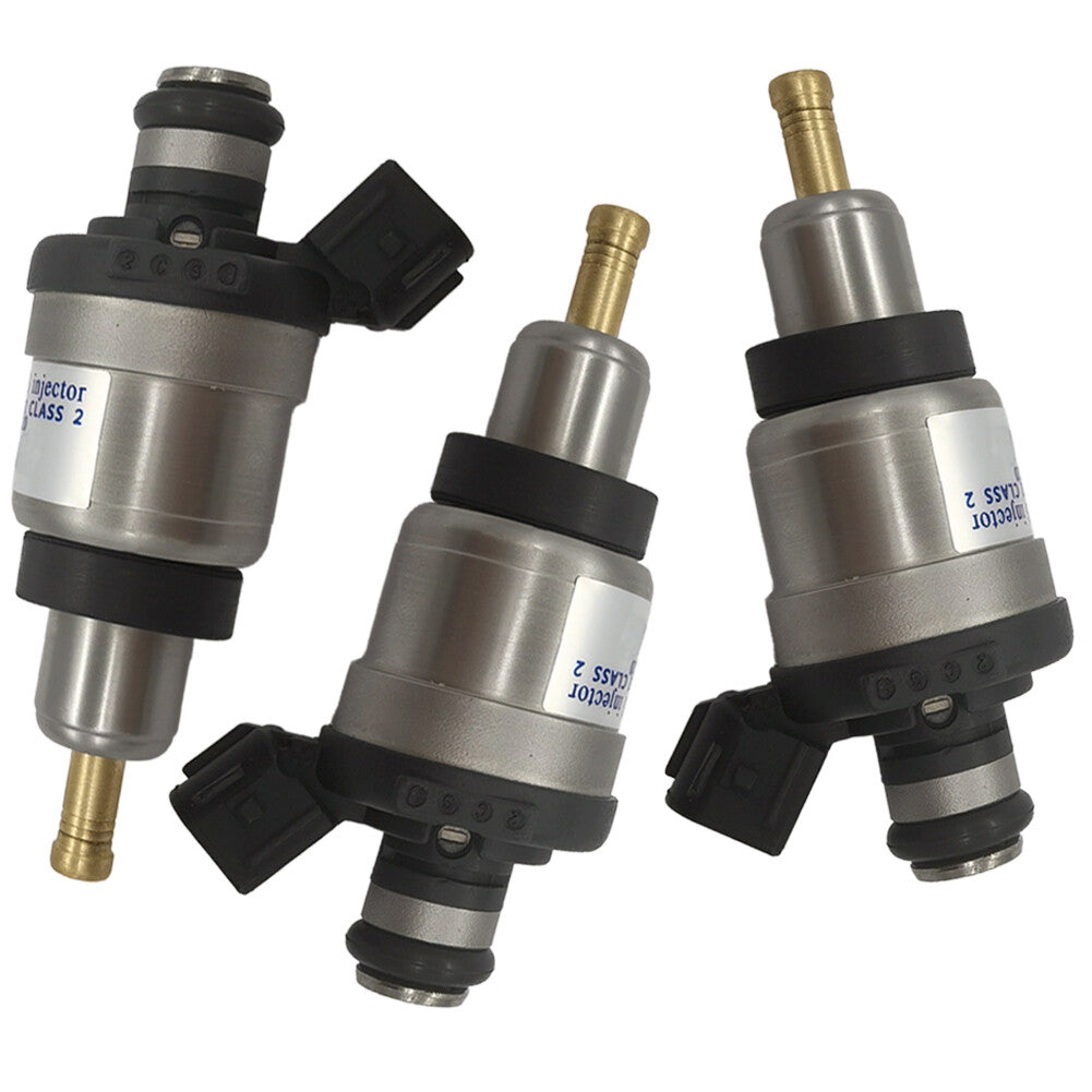 Set of 3 Orange Fuel Injector Gas System Class 2 LPG/CNG 67R-010092 110R-000020