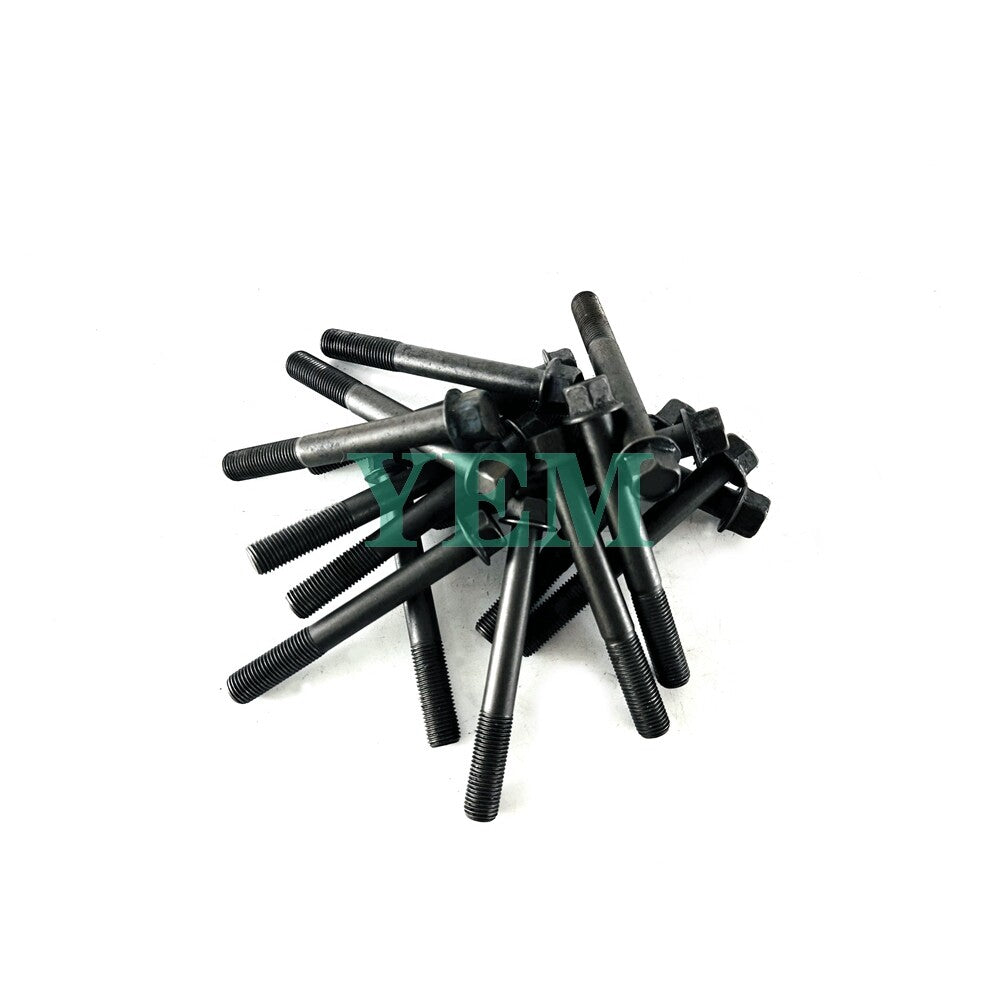 1 Set Engine Head Bolt 18pcs For Yanmar 4TNE88 Engine 4TNE88 Cylinder Head Bolt