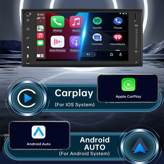 Car 7in Android Radio for Corolla Yaris Hilux Rav4 Auris Verso Crown Carplay GPS