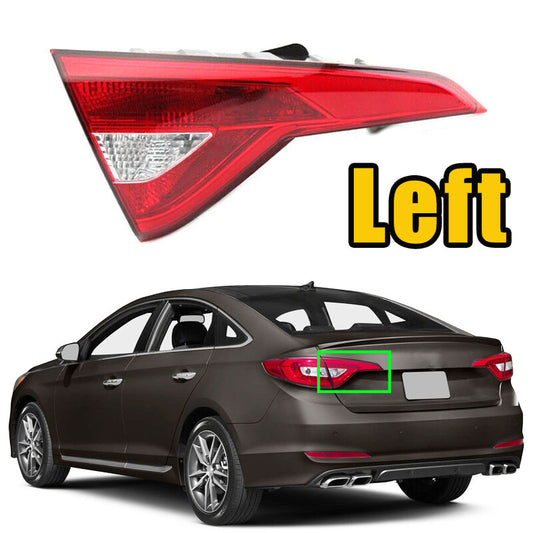 Left for Hyundai Sonata 2015-2017 Rear Brake Light Interior Tail Light LED