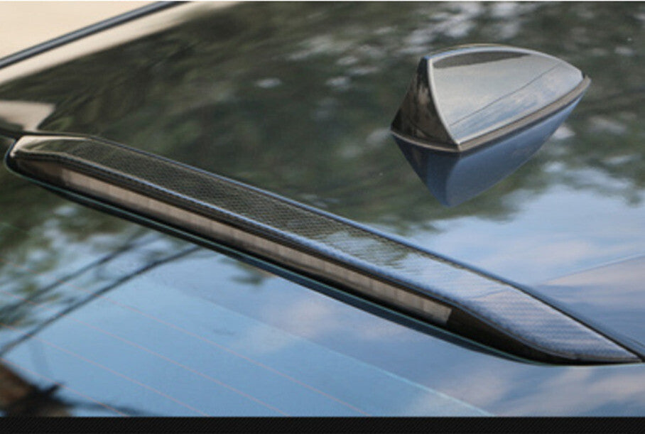 carbon fiber top brake light cover trim for Chevrolet Malibu 2016, 2017 - 2022.