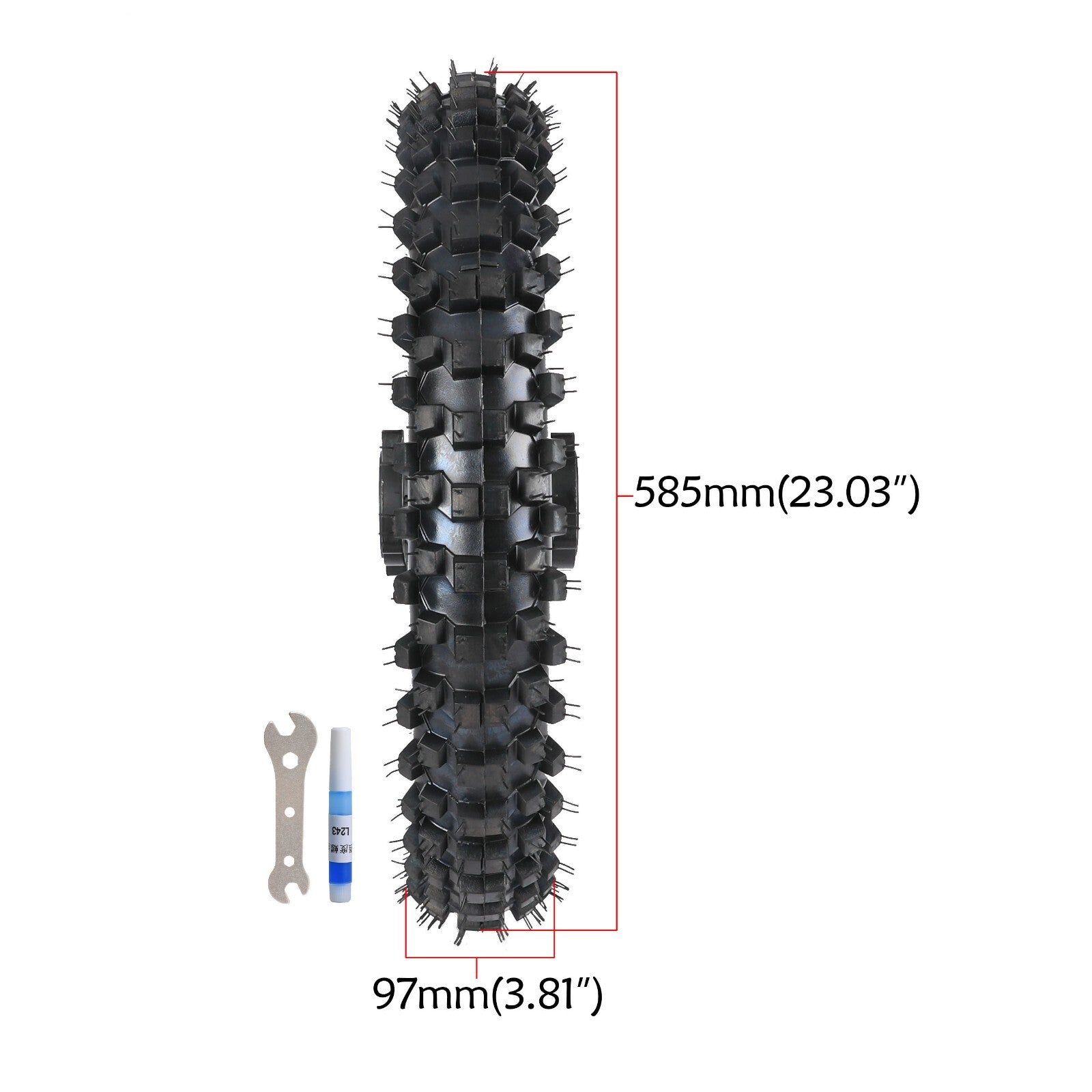 16-inch rear wheel swingarm kit, 90/100-16 tires and rims, assembled for SSR 150cc/200cc pit bikes.