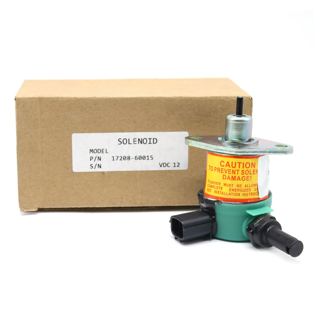 Fuel Shut Off Solenoid for Kubota D905 D1005 D1105 17208-60010 17208-60015