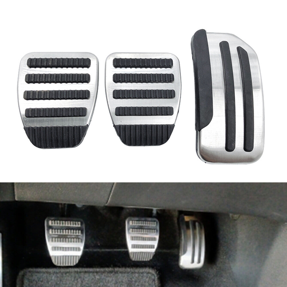 Stainless Steel Car Clutch Brake Gas Pedals Cover for Nissan Tiida Livina JUKE