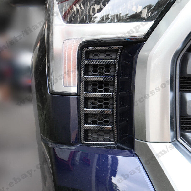 Suitable for 2022 and 2023 for Toyota Tendera, American carbon fiber automotive front air vent cover trim