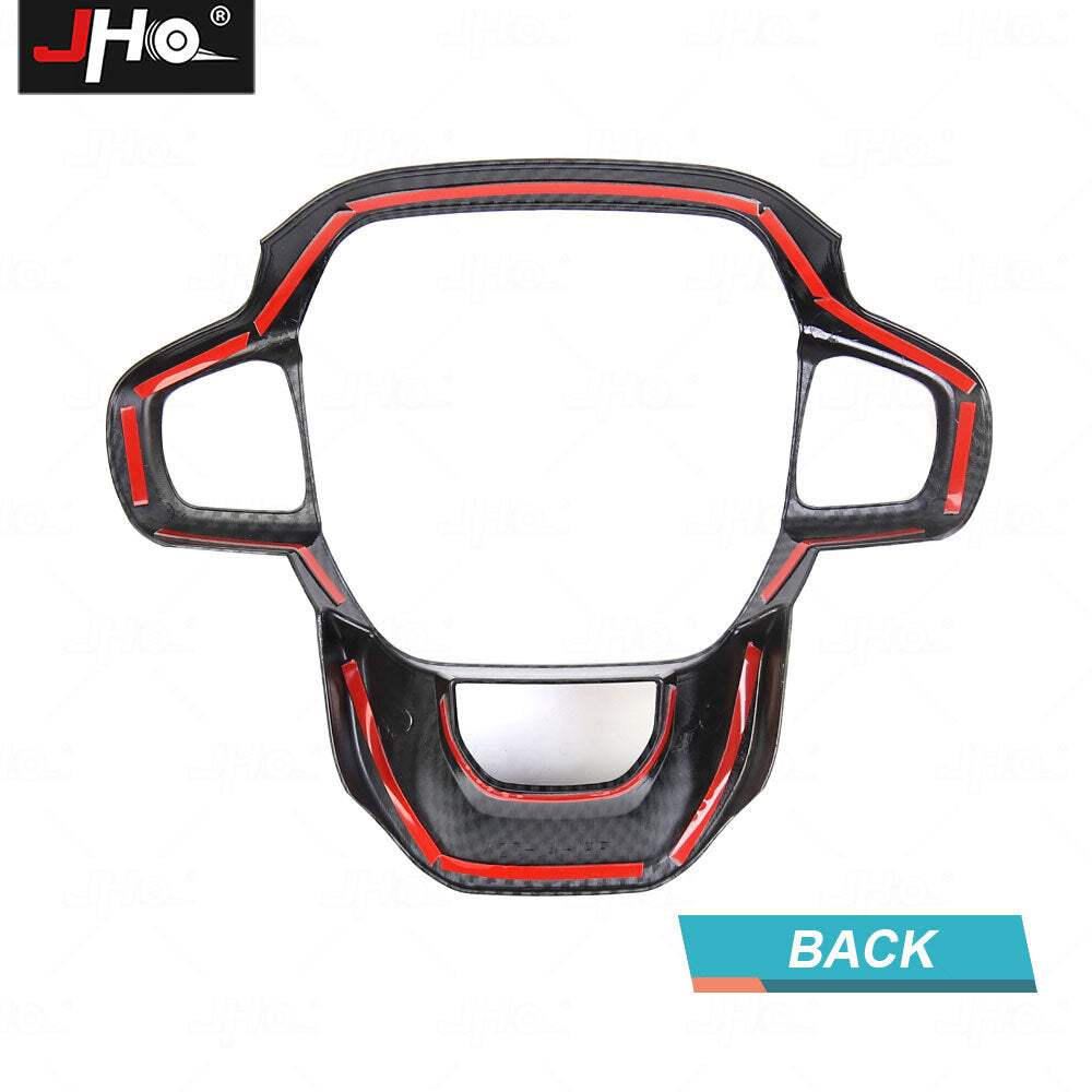 Carbon Fiber Style Car Steering Wheel Cover Anti-slip Cover Trim for Ford RANGER
