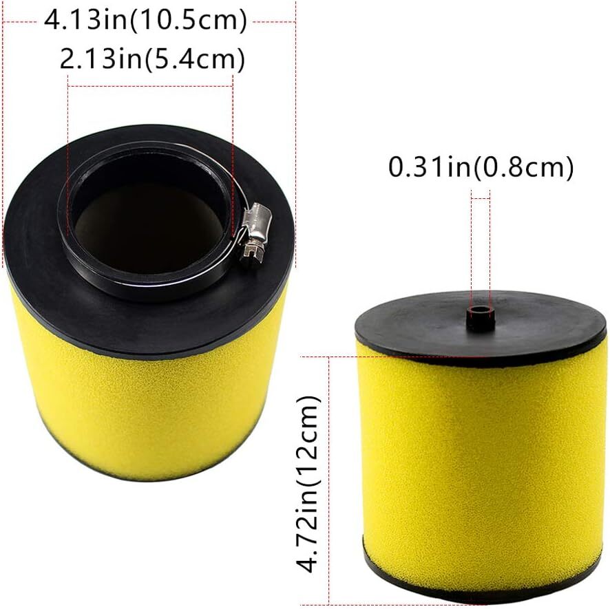 17254-HM8-000 Air Filter for Honda Recon 250 TRX250TE TRX250TM Sportrax TRX250EX