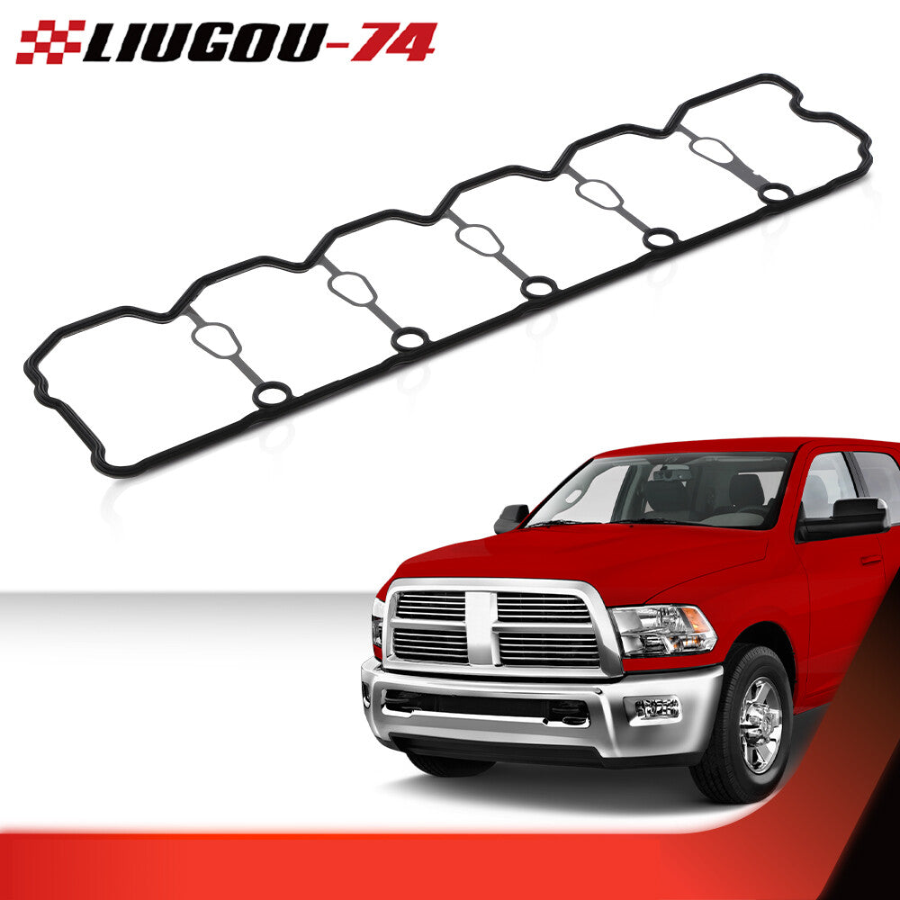 Suitable for 1998-2002 for Dodge for Ram for Freightliner 5.9L pump valve cover gasket seal, black.