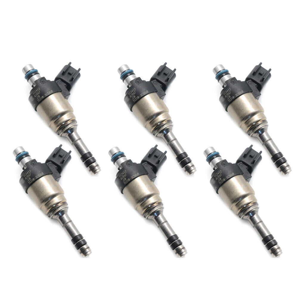 6Pcs Fuel Injectors for Hyundai Azera 2014-2017 Santa for Kia Cadenza 35310-3C560