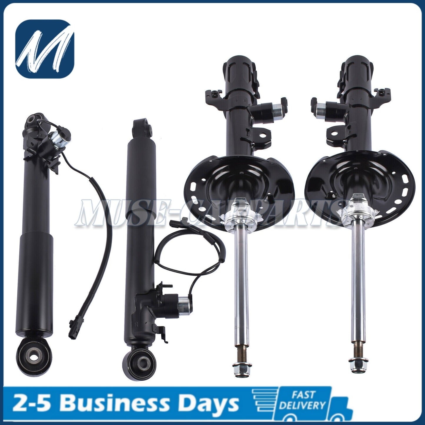 2x Rear Shock Struts Assys Magnetic for Escalade Suburban Tahoe for Yukon 2021-2024