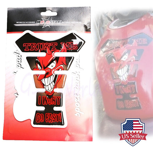 Tank Pad Devil Decal Stickers Emblem Fit for Z400 Z650 Z900 Z800 W650 W800 ZH2