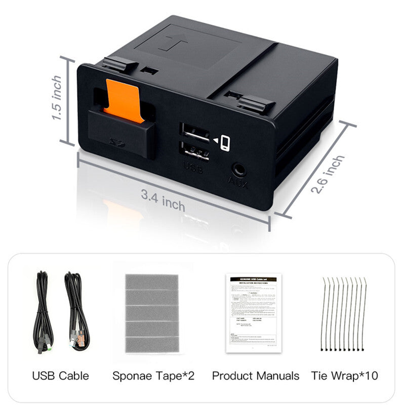 Car USB Adapter Box for Mazda 6 2 3 CX3 CX5 CX9 MX5 CarPlay Android Auto