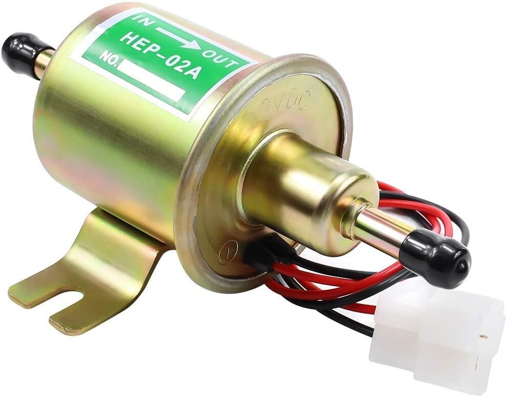 Gas Diesel Transfer Inline Fuel Pump for Lawn Mower Carburetor 2.5-4psi HEP-02A