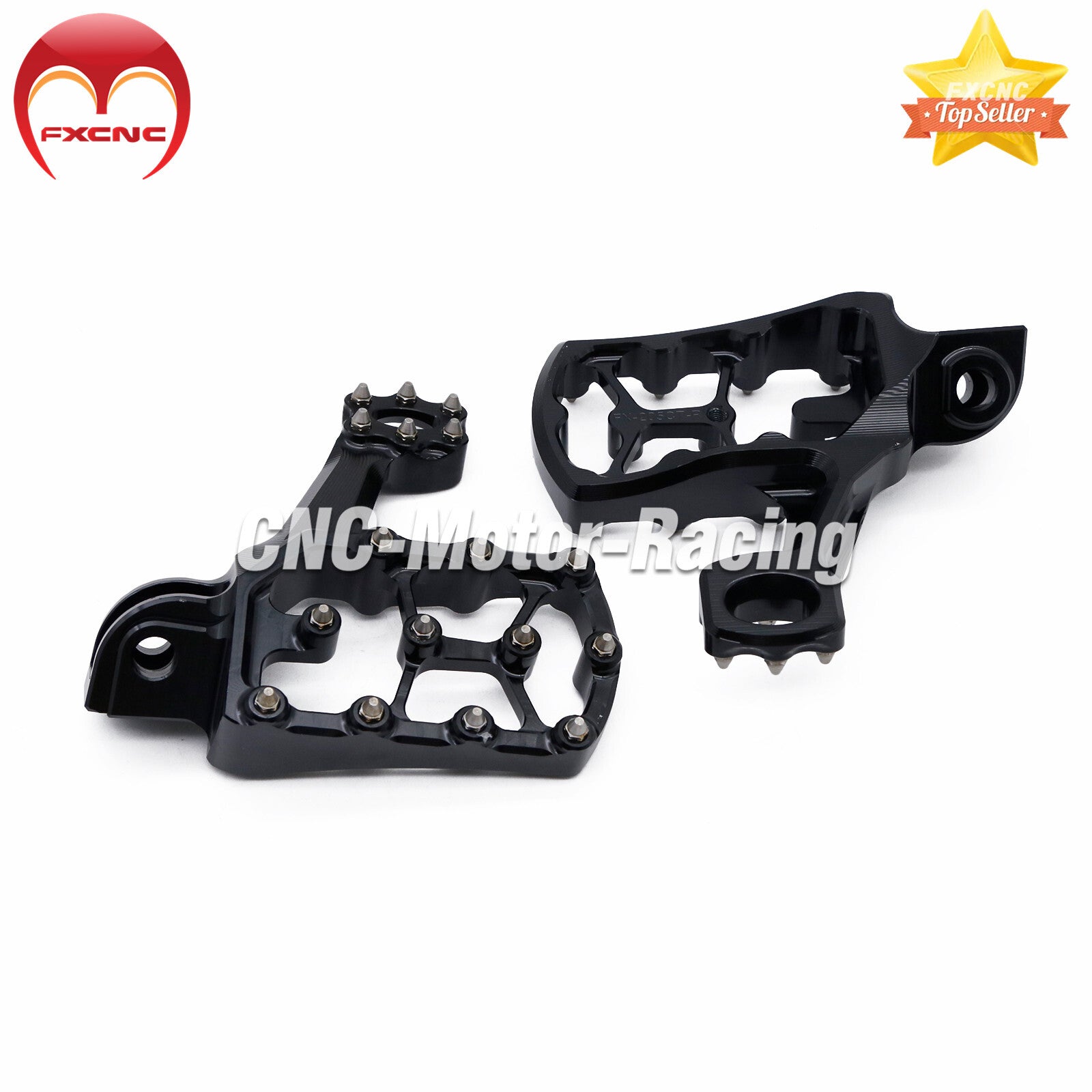 Compatible with for KTM 125SX/250-450SX-F 1998-2015 CNC extended foot spikes and foot pedals.