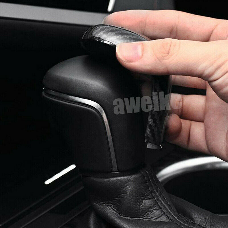for Toyota for Corolla 20-2024 Carbon Fiber Look Inner Gear Shift Knob Cover Trim 1X