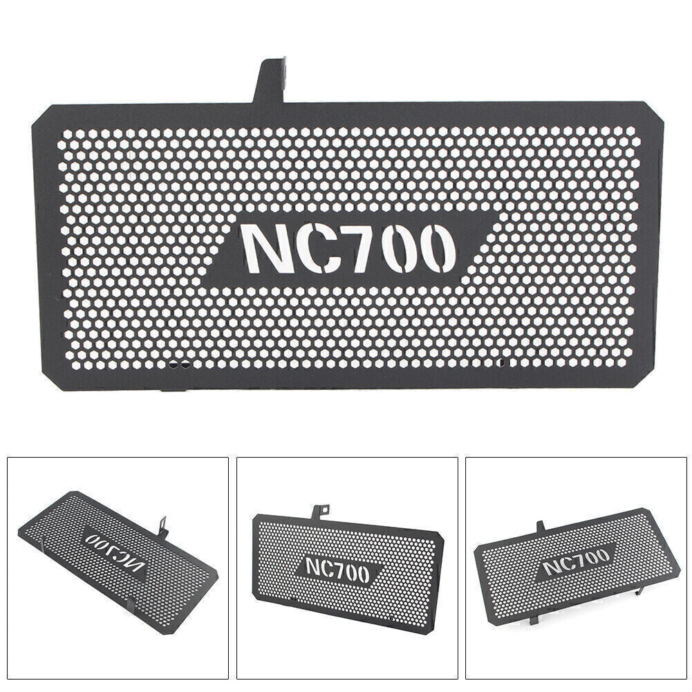 Fit for Honda NC700X NC700S 2012-2018 Front Radiator Engine Cooler Grill Cover Black