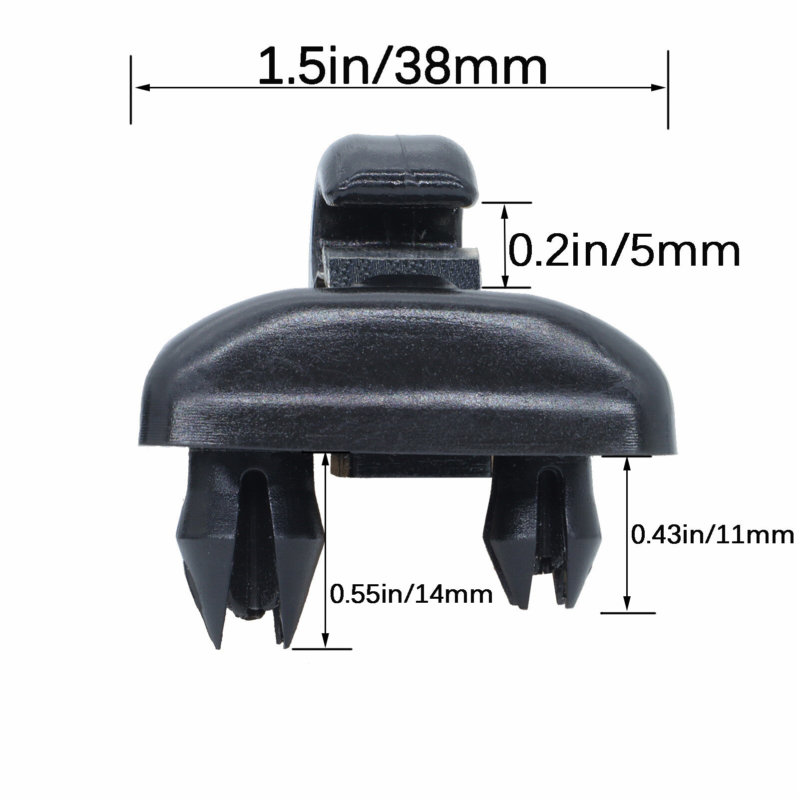 2x sun visor holder ironing clips for Audi A3 for A4 Q3 B6 B7 S3 S4 S5 8E0857562A