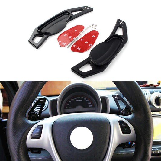 Steering Wheel Shift Paddle Extension Shifter Black Fit for Benz for Smart Forfour W453
