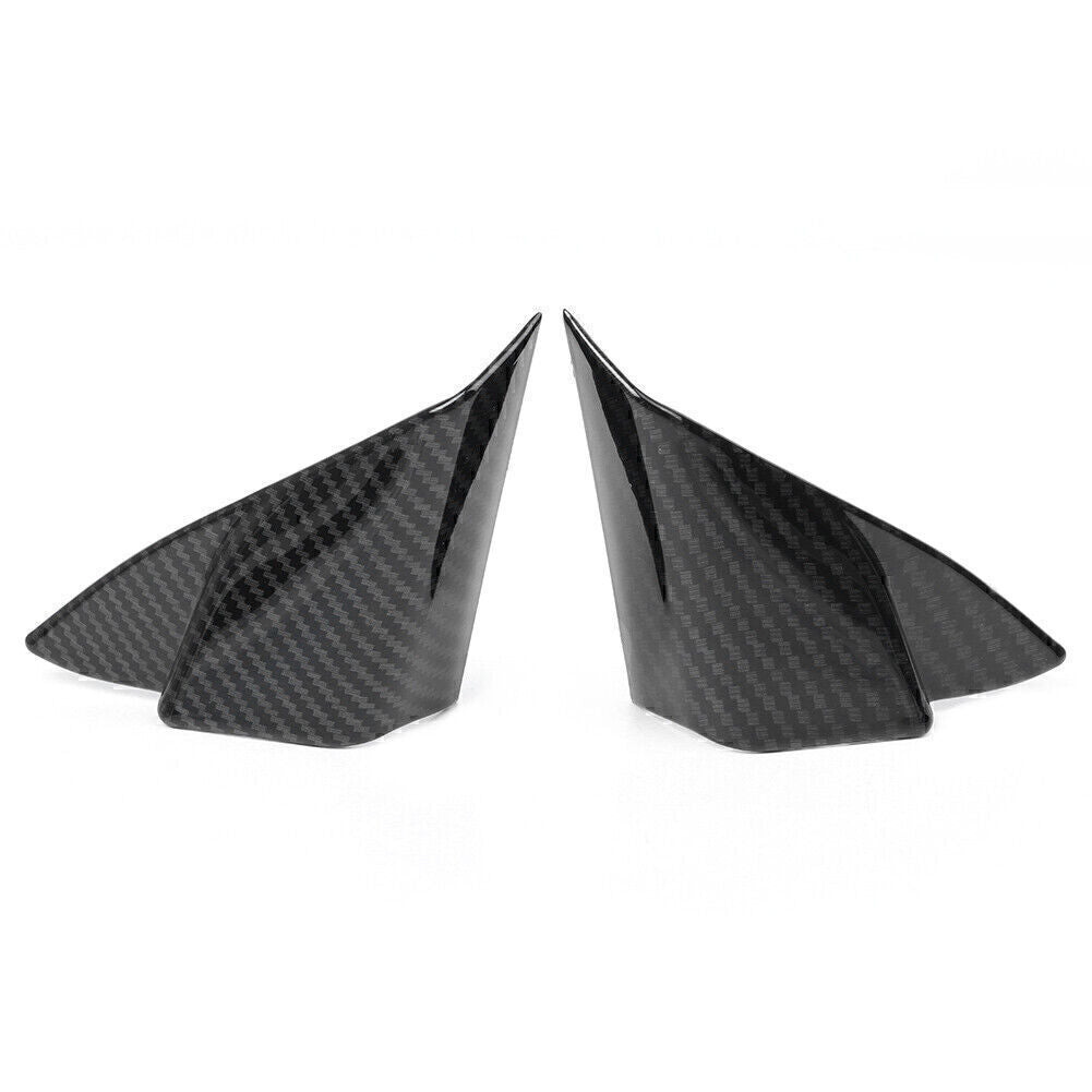 for Toyota for Camry 2018 2x Carbon Fiber Interior Front Triangle Frame Cover