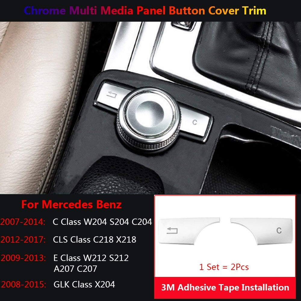 for Mercedes-Benz CLS W204 W212 W164 C218 X204 Car Multimedia Switch Cover Trims
