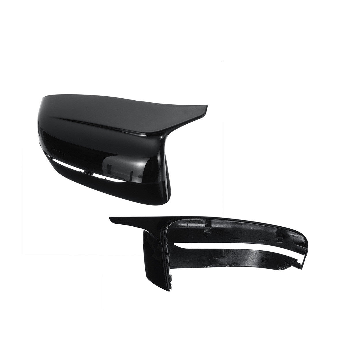 pair of rearview mirror cover flaps for BMW G30 G20 G15 2017-2020 Black M