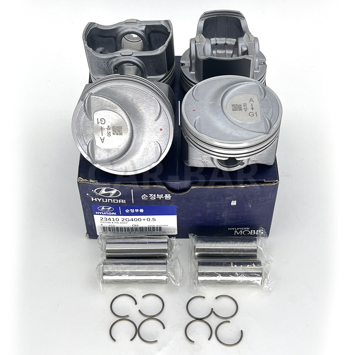 234102G400 Thicken+0.5mm Pistons for Hyundai Sonata for Kia Optima 2011-2013 2.0T