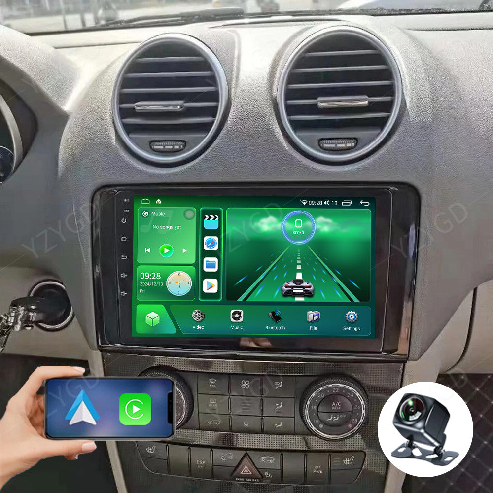 9 for Mercedes for Benz ML350 GL450 2007-2011 Android CarPlay Car Stereo Radio GPS