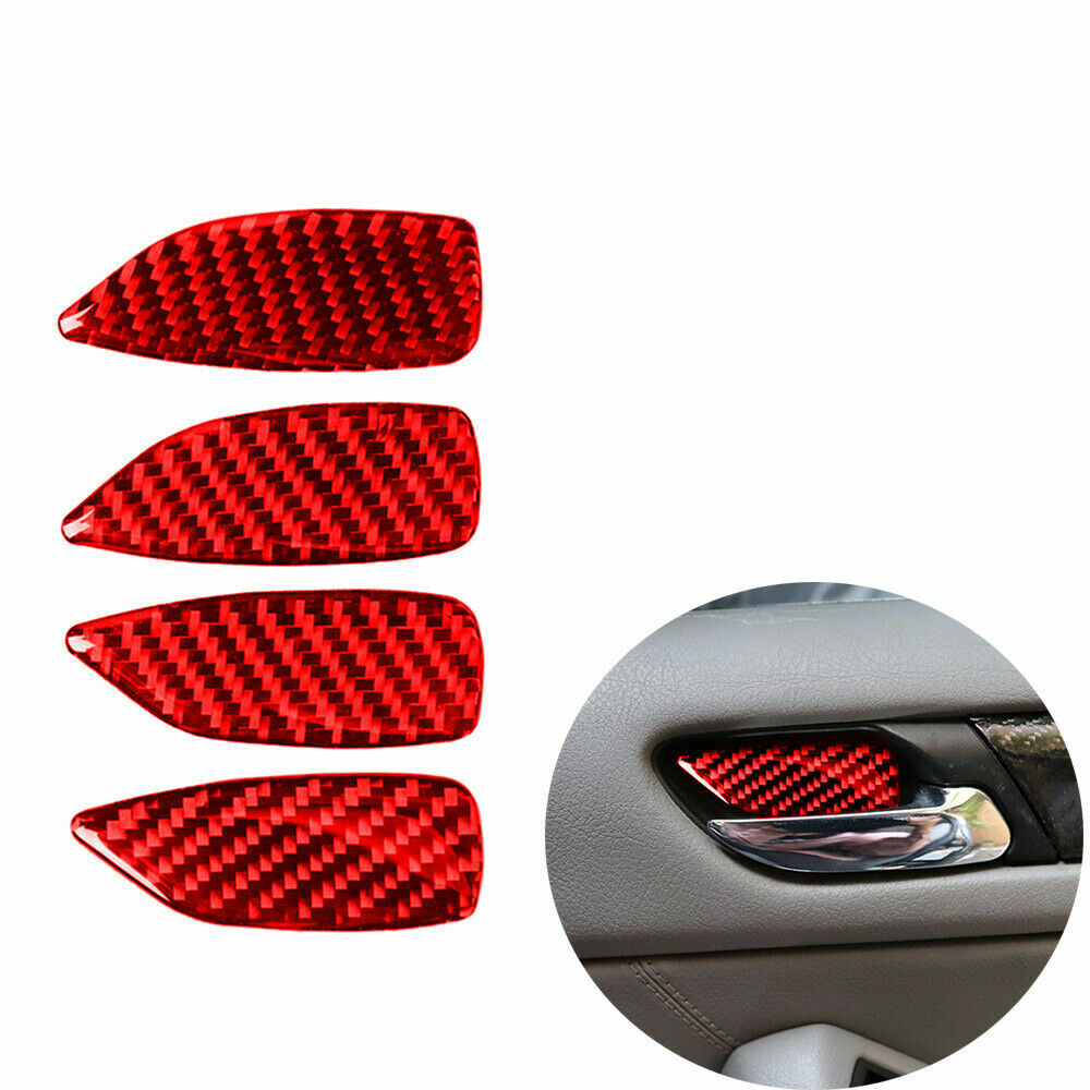 Carbon fiber door handle cup sticker decoration suitable for BMW 3 Series E46 1998-05