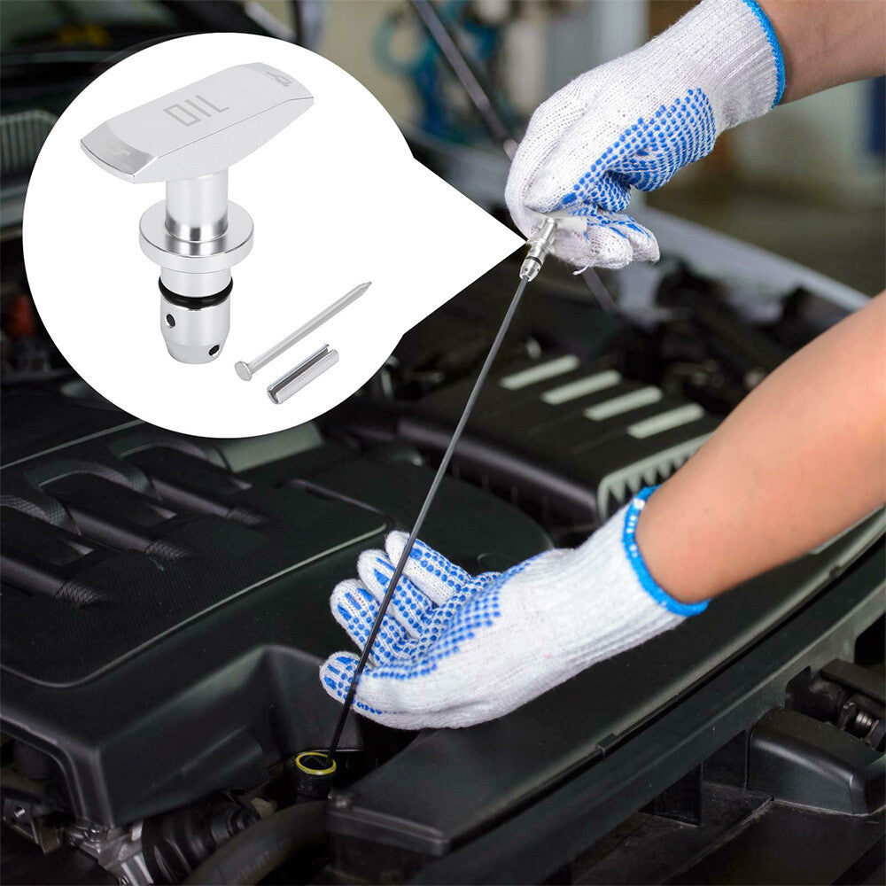 Silver 99-11 steel billet oil bar handle soaking bar suitable for Ford for Mustang GT V8 GT500