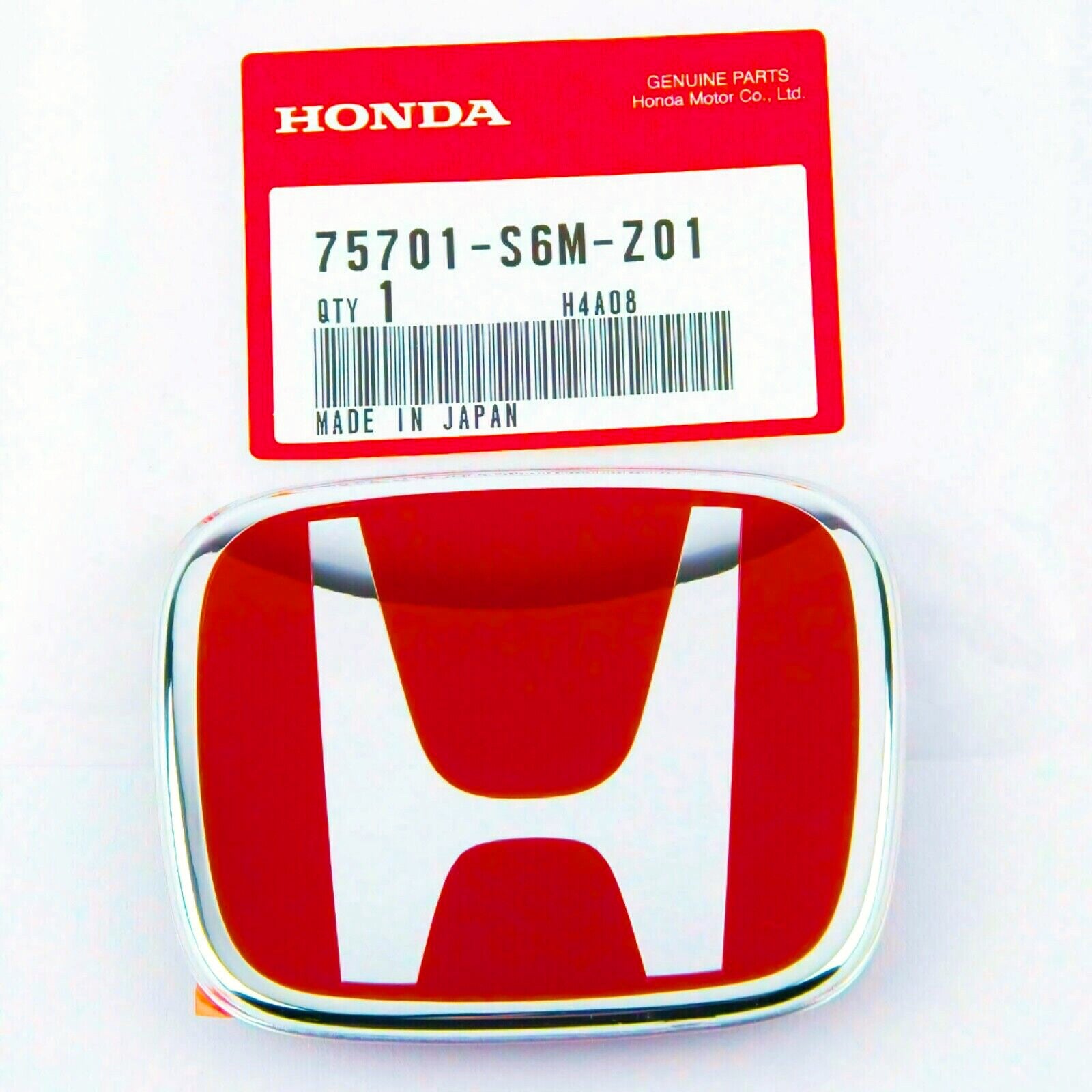FIT Z01- 02-06 RSX for Acura DC5 JDM RED H Type R REAR Emblem TSX CL9 FiT GD1