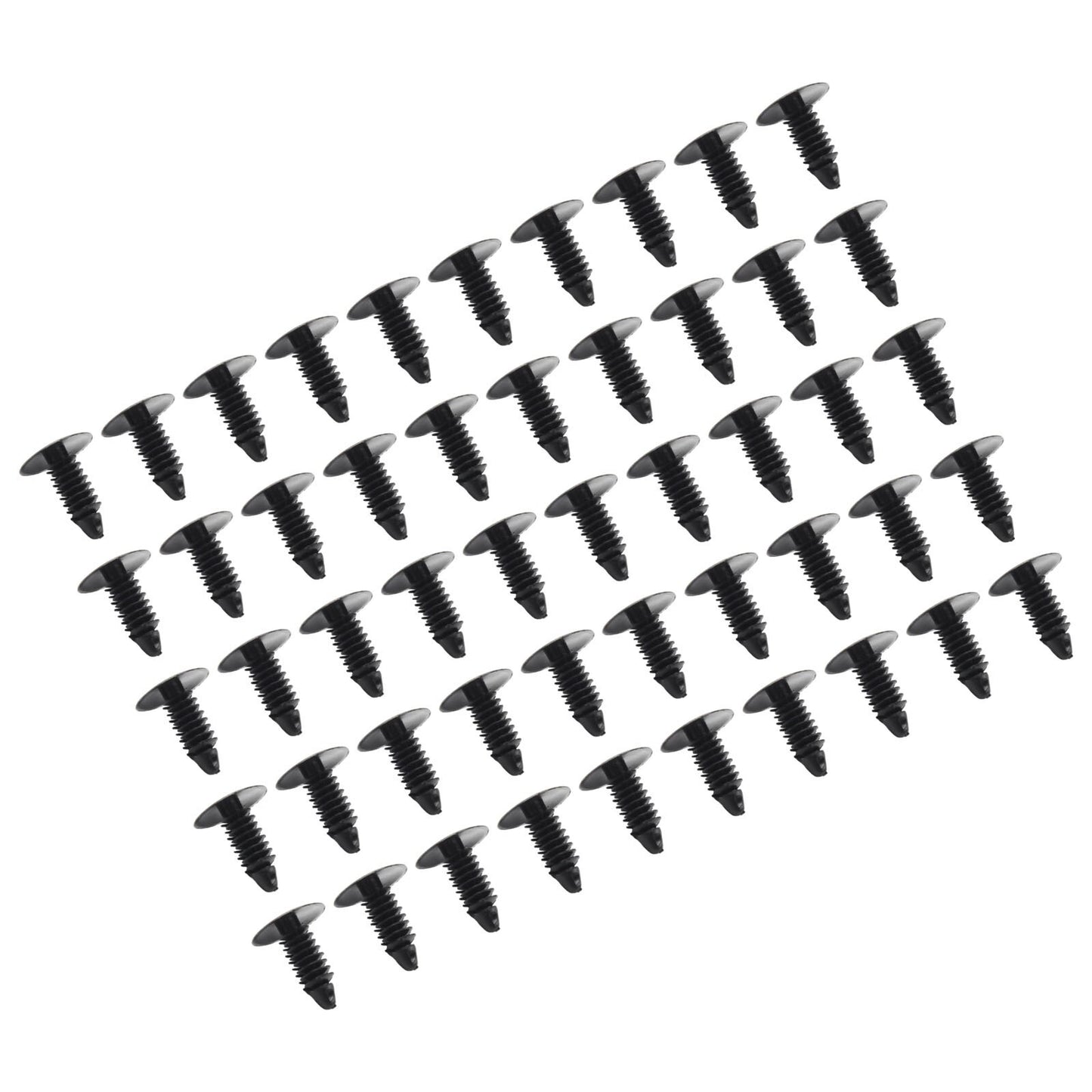 50pcs Plastic Rivet Fastener Clips 7.5mm-6.0mm Hole for Nissan - for Honda
