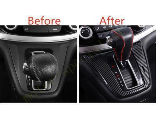 Carbon Fiber Inner Gear Shift Frame Cover Trim New for Honda CRV CR-V 2012-2016