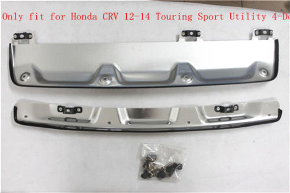 for Honda CR-V 2012-2014 Aluminum FrontRear Bumper Protector Skid Guard Plate