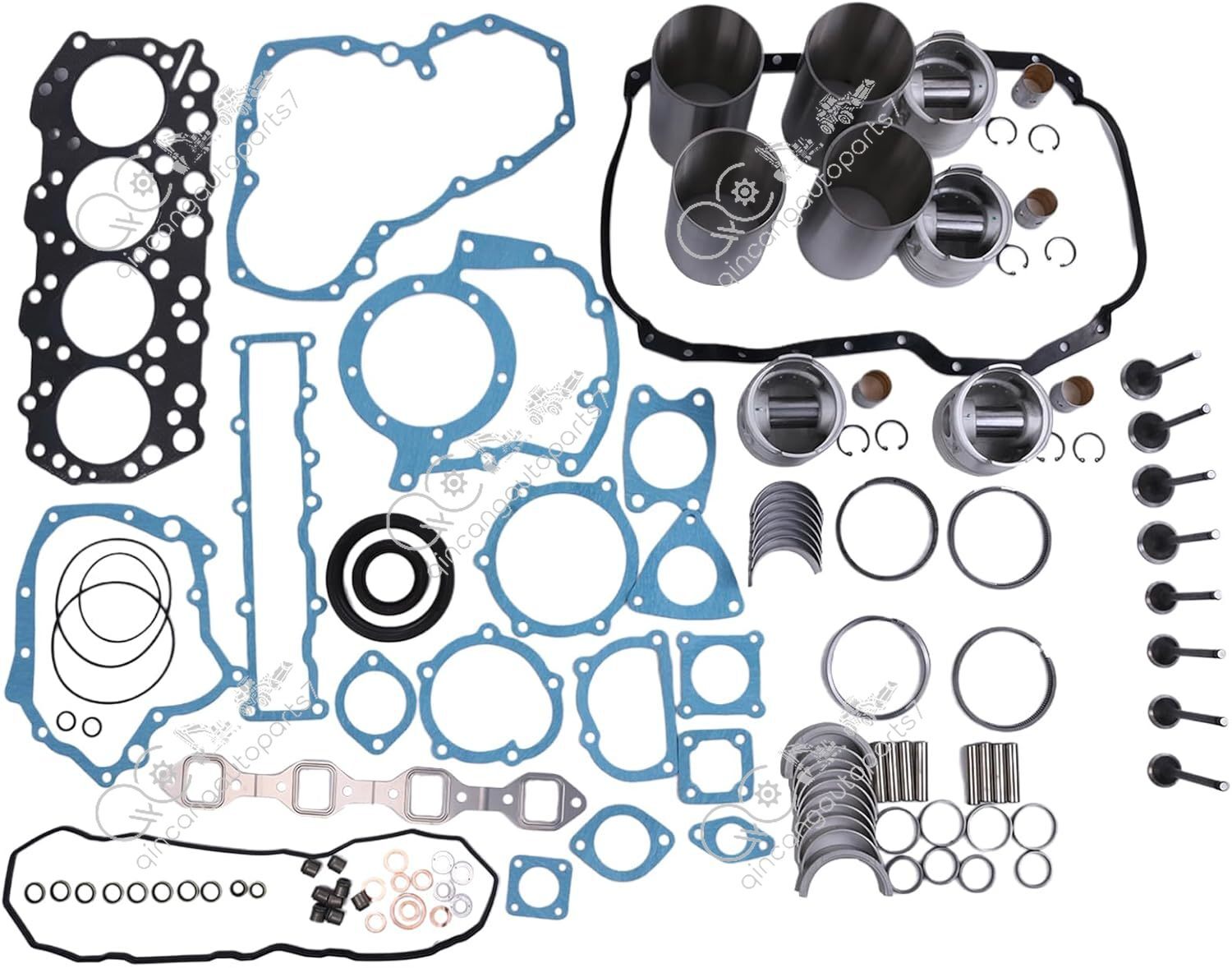 Overhaul Rebuild Kit for Mitsubishi S4Q2 Doosan portable power Light Tower L20