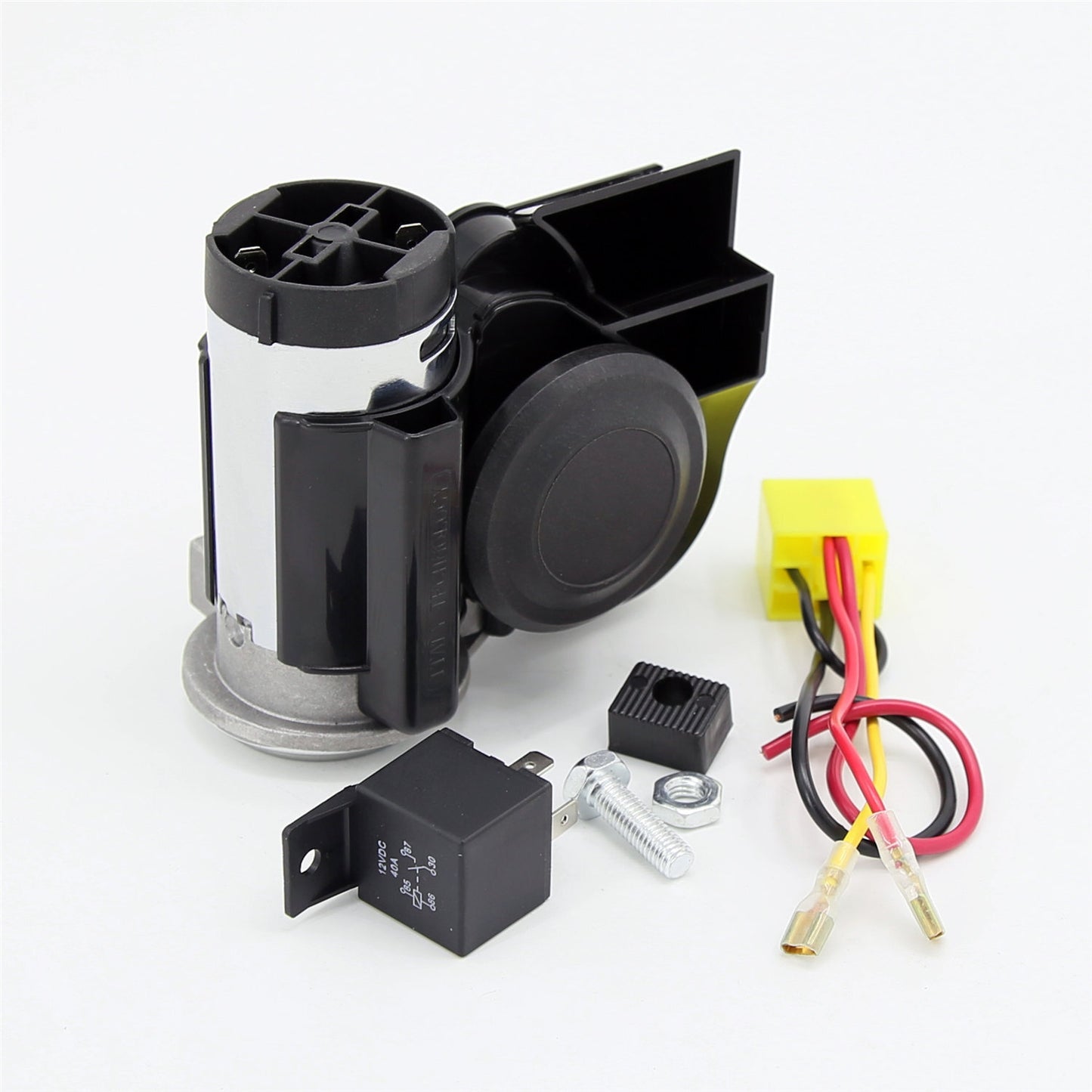 1Pc DC 12V 300DB Loud Electric Air Horn Set Fits For Motorcycle Car Truck