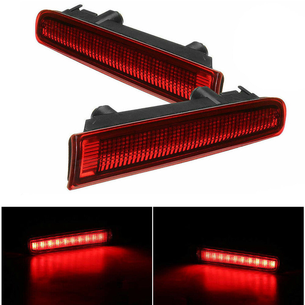 Two rear brake lights, 3-level, suitable for Volkswagen transport vehicles T5-T6 barn doors.