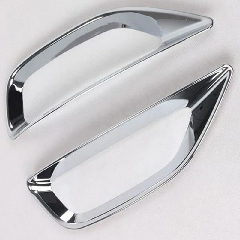 2PCS ABS Chrome Rear Tail Lamp Fog light Cover Trims for Kia Sorento 2015-2017