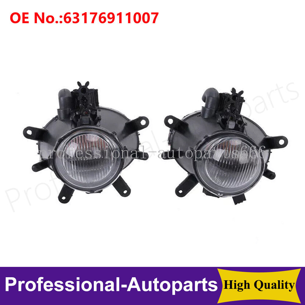 One pair of left + right transparent lens fog lights and driving lights suitable for 2002-05 for BMW E46 3 Series.